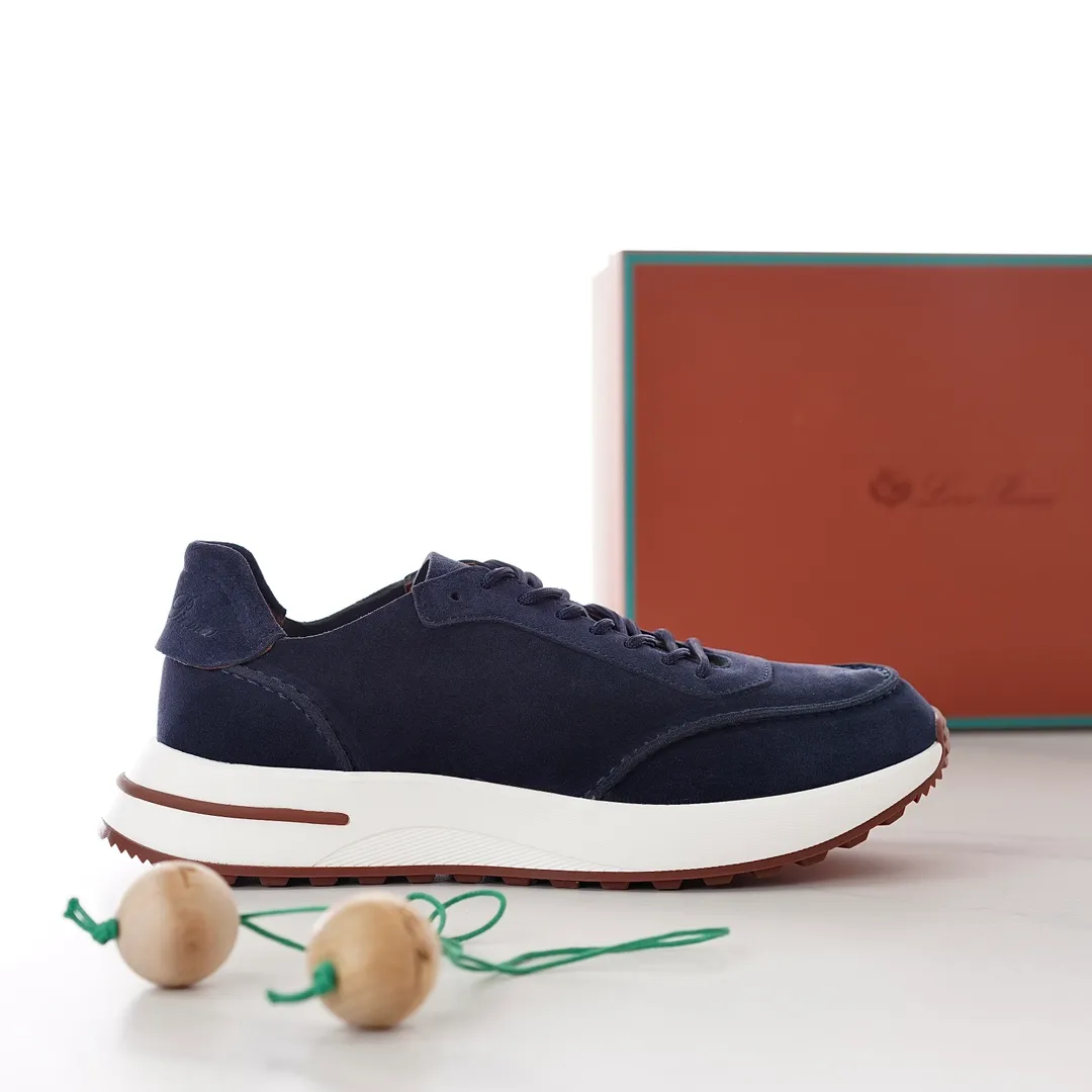 Factory price: 480💰 loro men's shoes💰iana/L men's shoes💰 Size: 38-45, customized 45 non-returnable Materials: The upper is made of elastic cloth for routing. Anti-fleece fabric is wrapped on the front and back to ensure stability. The back is equipped with a cushion to improve wearing comfort. Breathable mesh shoes. Elastic cloth inner𥚃 latex mesh insole. Sole I Men's Shoes💰Foam Combination T Men's Shoes💰U Outsole